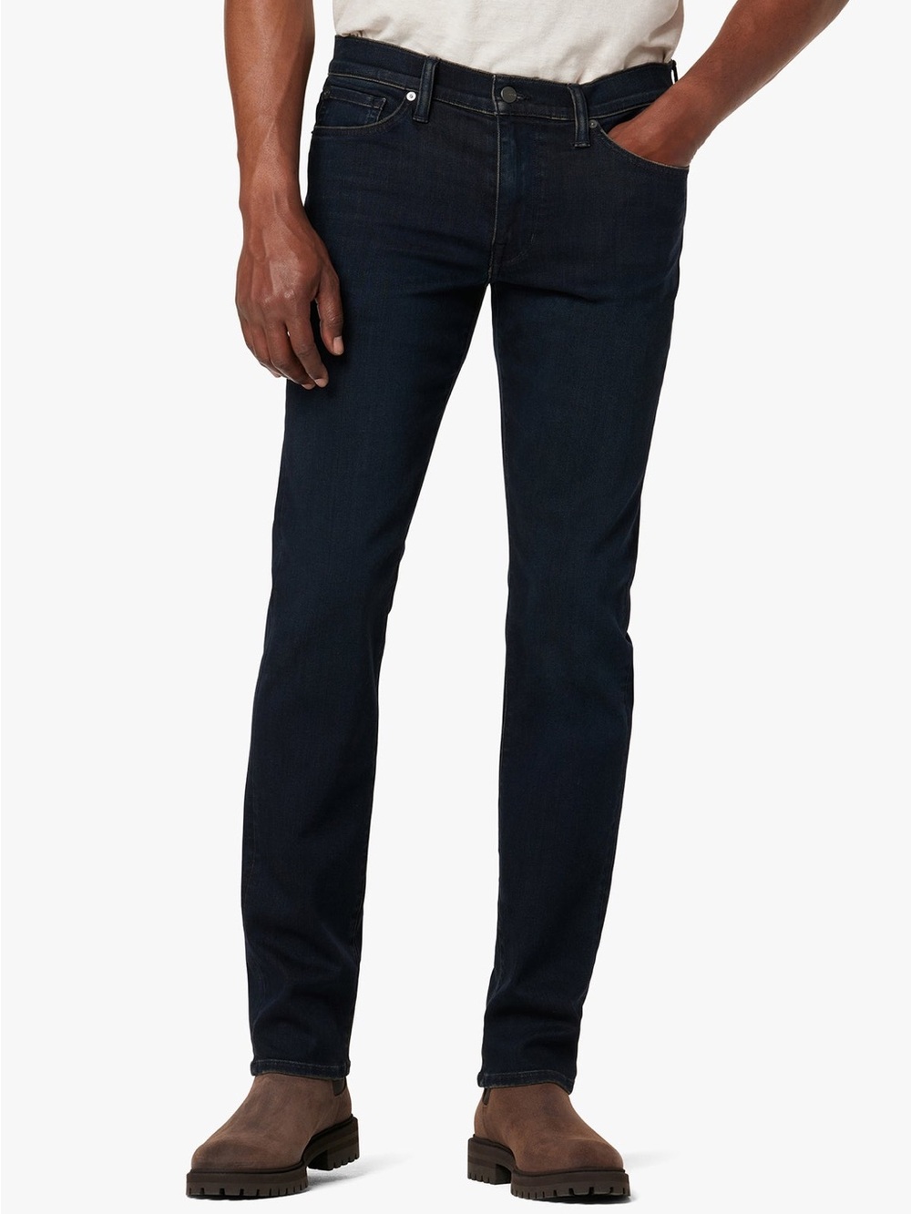 Joe's Jeans The Brixton Mikkelsen is a slim-fit, straight-and-narrow Jean